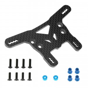 Carbon Fiber Front / Rear Damper Shock Tower 1/10 Rc Tamiya XV02 Rc Truck 58707