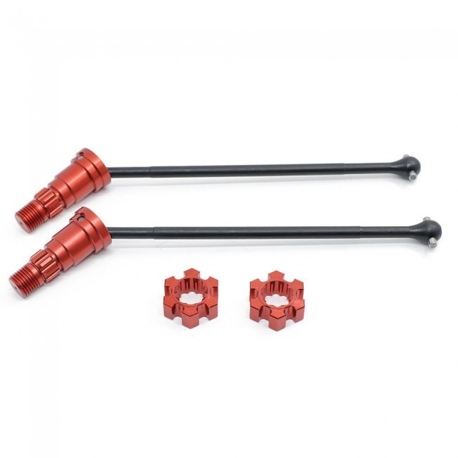 Alloy Hd Cvd Drive Shaft 7750x 7768 1/5 Traxxas X-maxx 8s Monster Truck Red