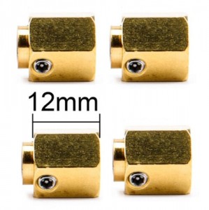 Brass 12mm Hex Wheel Hub 6 - 12mm Width For 1/10 Rc Traxxas Trx-4 Crawler Truck