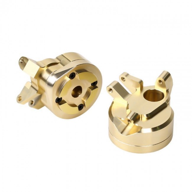 Brass Gear Cover Steering Knuckle Axial 1/10 Rc Capra 1.9 Utb10 /  Scx10-iii Crawler 