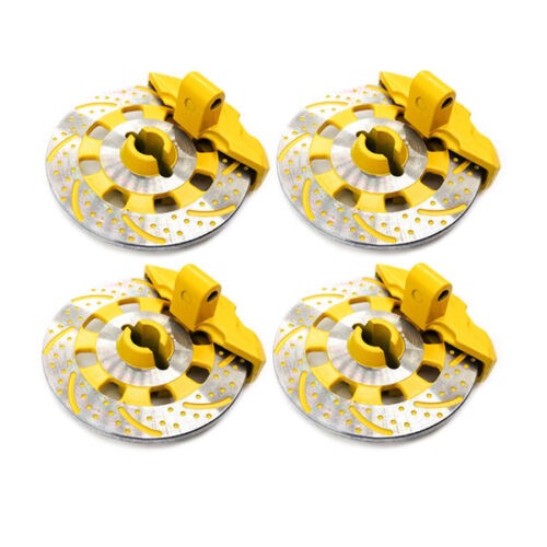 Front & Rear Wheel Hub Brake Disc 1/7 Rc Traxxas Udr Unlimited Desert Racer 85086-4 Yellow