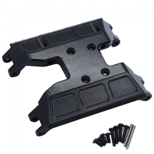 Aluminum Lower Gear Cover Mount For Axial Racing 1/18 UTB18 Capra 4wd Unlimited Trail Buggy Axi01002 Black
