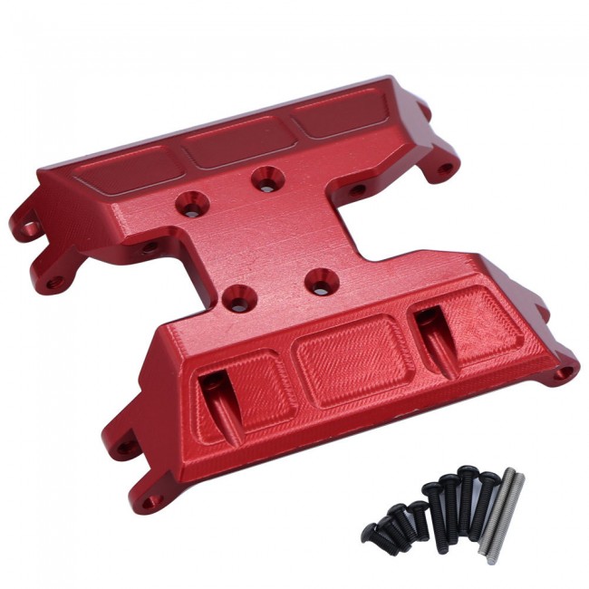 Aluminum Lower Gear Cover Mount For Axial Racing 1/18 UTB18 Capra 4wd Unlimited Trail Buggy Axi01002 Red