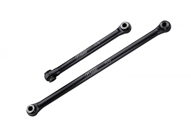 Gpm UTB162S Aluminium 7075 Steering Link Set Axi214001 1/18 Axial Rc Utb18 Capra 4wd Unlimited Trail Buggy Axi01002 Black