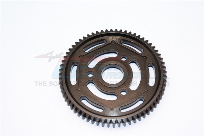 Gpm YT064TS-BK Steel #45 Spur Gear 32 Pitch 64t1/10 Rc Axial Racing Yeti Rock Racer 