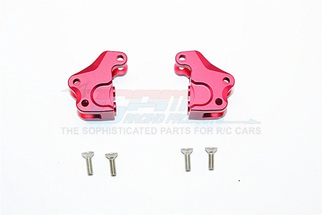 Gpm MJ008 Aluminium Front / Rear Gear Box Components Axial Smt10 Red