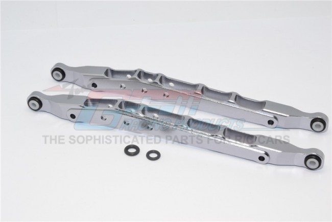 Gpm YT014L Aluminium Rear Lower Chassis Link Parts Axial 1/10 Rc Yeti Rock Racer Gun Silver