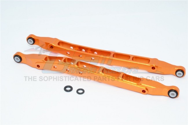 Gpm YT014L Aluminium Rear Lower Chassis Link Parts Axial 1/10 Rc Yeti Rock Racer Orange