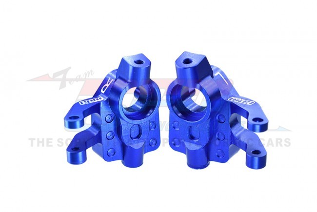 Gpm UTB021 Aluminum 7075-t6 Front Knuckle Arm Set Axial 1/18 Utb18 Capra 4wd Unlimited Trail Buggy Axi01002 Blue