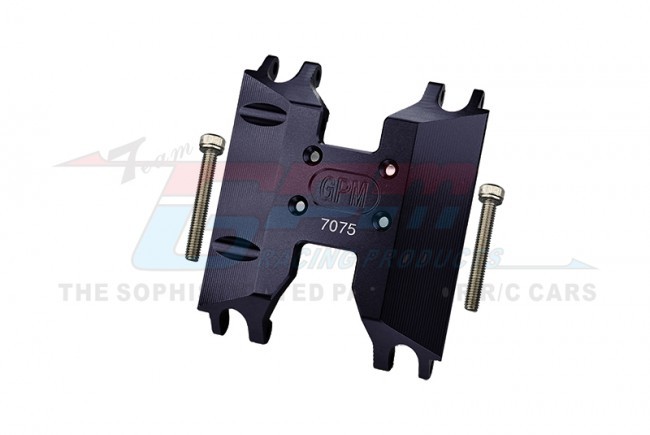 Gpm UTB038B Aluminum 7075-t6 Chassis Skid Plate Axial 1/18 Utb18 Capra 4wd Unlimited Trail Buggy Axi01002 Black