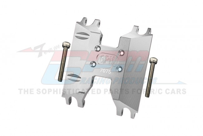 Gpm UTB038B Aluminum 7075-t6 Chassis Skid Plate Axial 1/18 Utb18 Capra 4wd Unlimited Trail Buggy Axi01002 Silver
