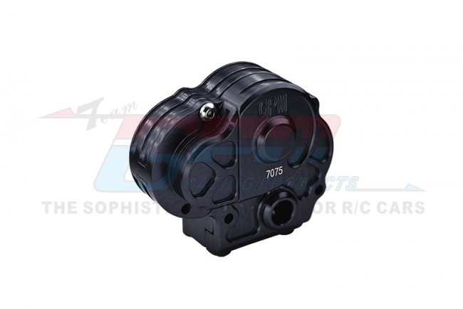 Gpm UTB038 Aluminum 7075-t6 Transmission Housing Set Axial 1/18 Utb18 Capra 4wd Unlimited Trail Buggy Axi01002 Black