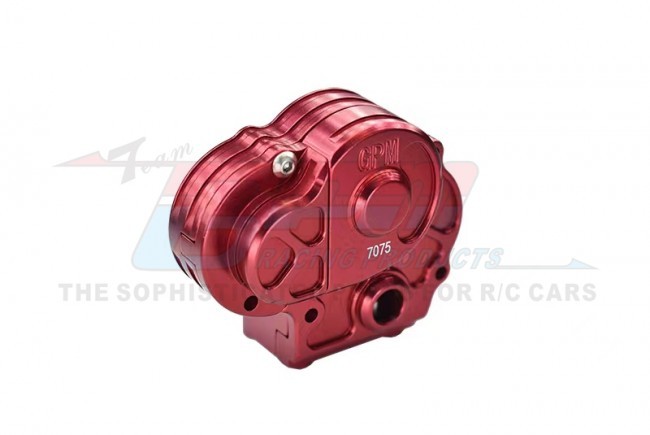 Gpm UTB038 Aluminum 7075-t6 Transmission Housing Set Axial 1/18 Utb18 Capra 4wd Unlimited Trail Buggy Axi01002 Red