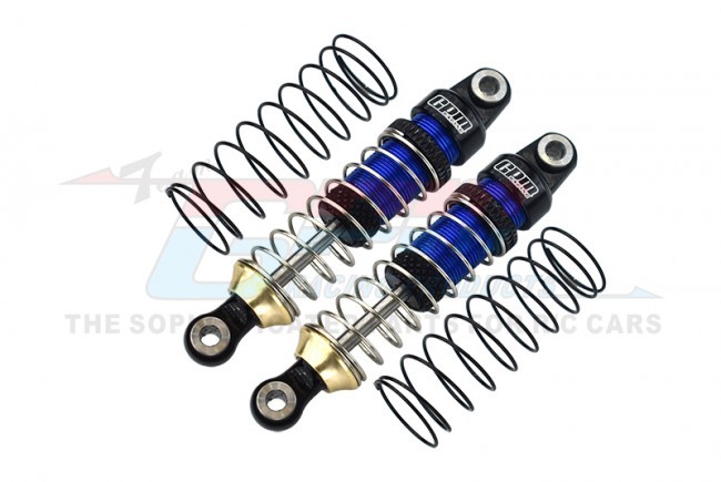 Gpm TRX4M052F/R Aluminum 6061-t6 Front / Rear Adjustable Spring Damper 52mm 9764 Traxxas 1/18 4wd Trx-4m Crawler Blue