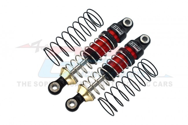 Gpm TRX4M052F/R Aluminum 6061-t6 Front / Rear Adjustable Spring Damper 52mm 9764 Traxxas 1/18 4wd Trx-4m Crawler Red
