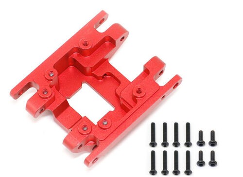 Aluminium Center Skid Plate 9736 For 1/18 Rc Traxxas Trx-4m Crawler 97074 97054 Red