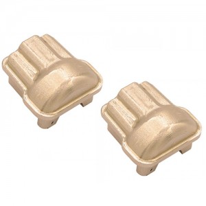 Brass Front & Rear Axle Cover 9738 2pcs For 1/18 Traxxas Trx-4m Crawler 97074 97054