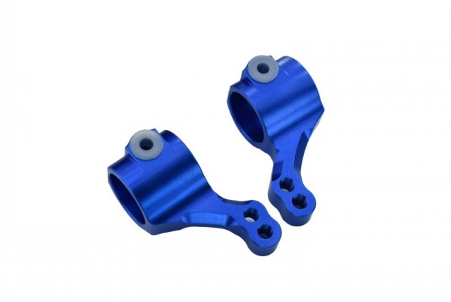 Gpm RUS021 Alloy Front Knuckle Traxxas Rustler Vxl / Bandit Xl-5 Blue