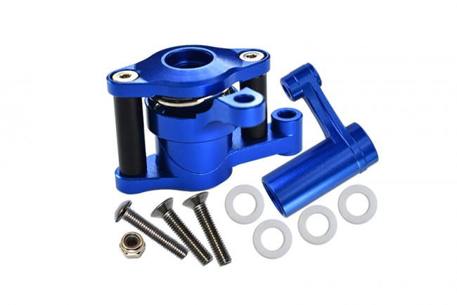 Gpm YT048 Aluminium Steering Assembly 1/10 Axial Racing Yeti Rock Racer Blue