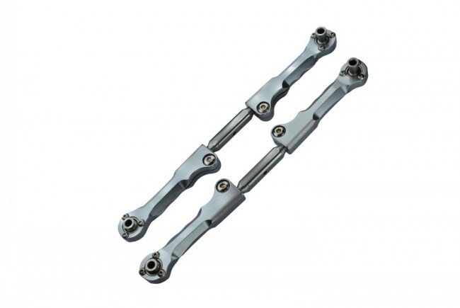 Gpm TXM047S Steel Front Steering Rod W/ Aluminium Ends Traxxas 1/5 4wd X-maxx 6s Monster Silver