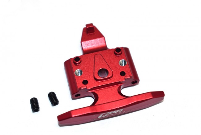 Gpm LM331F Aluminum Front Bumper With D-rings Skid Plate Los214010 Losi 1/18 Mini-t 2.0 Stadium Truck Los01015 Red