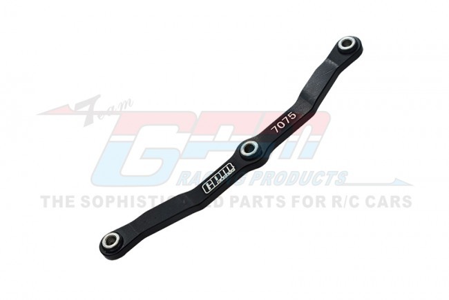 Gpm TRX4M162S Aluminum 7075-t6 Steering Link Rod Traxxas 1/18 4wd Trx4m Ford Bronco 97074 / Land Rover Defender 97054 Black