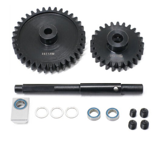 Steel Hd M1.5 Pinion 25t W/ Spur Gear 30t / 35t Cush Input Drive Shaft Traxxas X-maxx 8s / 1/6 4wd Xrt 8s 25t / 35t