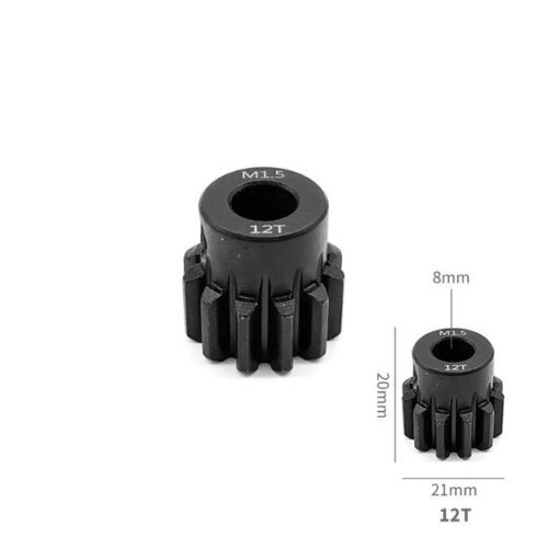 Steel Pinion Gear M1.5 8mm Inner 12t Rc 1/5 Traxxas X-maxx 1/6 Xrt / Arrma 1/5 Outcast Kraton 