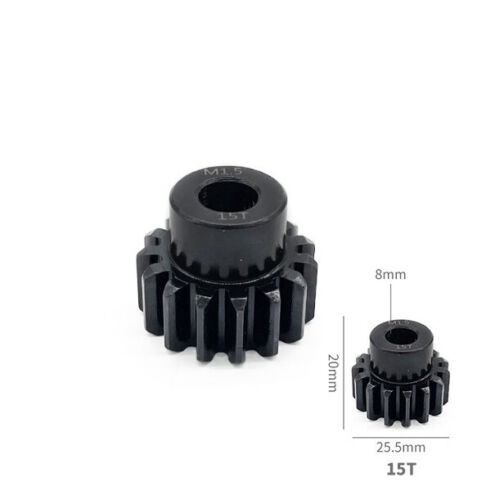 Steel Pinion Gear M1.5 8mm Inner 15t Rc 1/5 Traxxas X-maxx 1/6 Xrt / Arrma 1/5 Outcast Kraton 