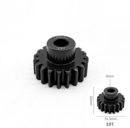 Steel Pinion Gear M1.5 8mm Inner 19t Rc 1/5 Traxxas X-maxx 1/6 Xrt / Arrma 1/5 Outcast Kraton 