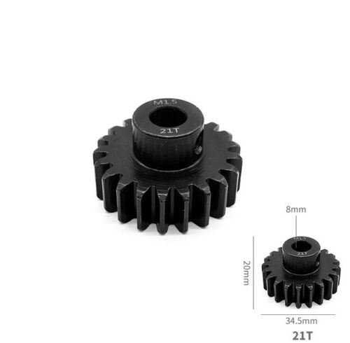 Steel Pinion Gear M1.5 8mm Inner 21t Rc 1/5 Traxxas X-maxx 1/6 Xrt / Arrma 1/5 Outcast Kraton 