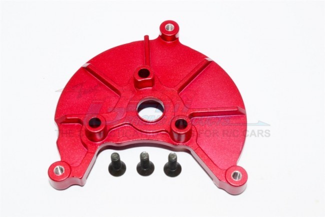 Gpm MJ038GCB Aluminium Transmission Spur Gear Case Cover  Plate 1/10 Axial Smt10 Red