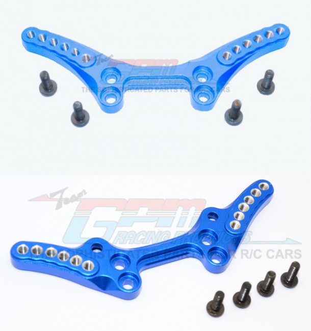 Gpm SP302830 Aluminium Front & Rear Shock Tower 1/10 Hpi Sport 3 Touring Car Blue