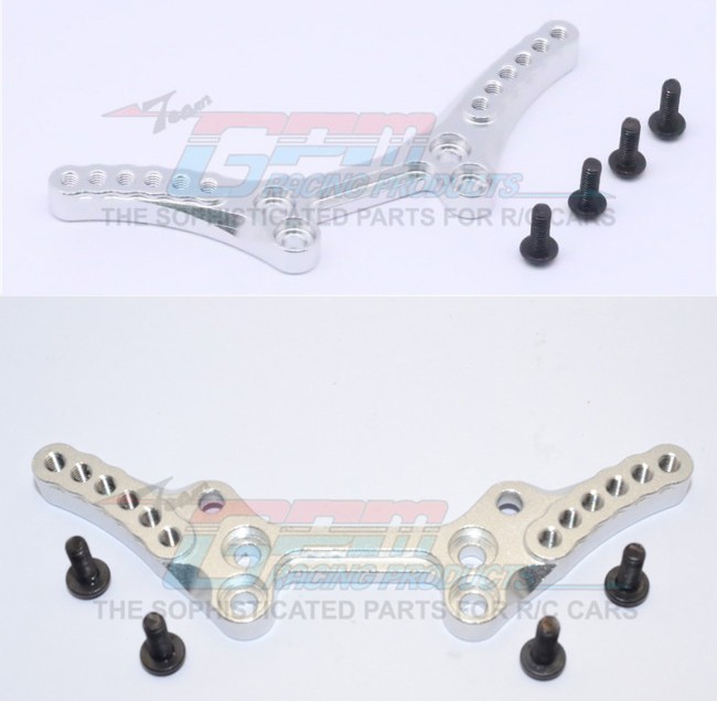 Gpm SP302830 Aluminium Front & Rear Shock Tower 1/10 Hpi Sport 3 Touring Car Silver