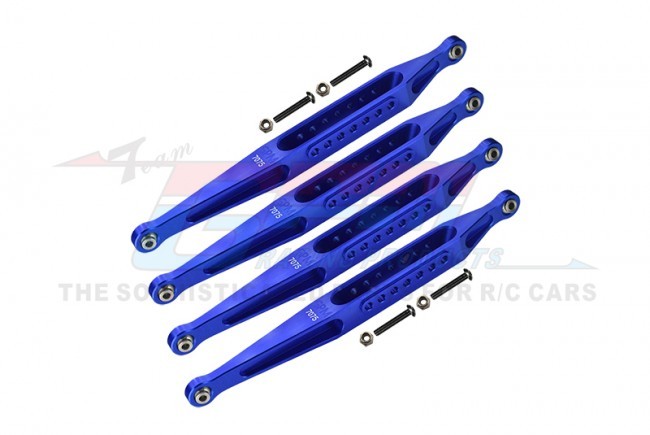 Gpm LMT014FR Aluminum 7075-t6 Lower Link Bar Set Los244008 Losi 1/8 Lmt 4wd Solid Axle Monster Truck Los04022 Blue