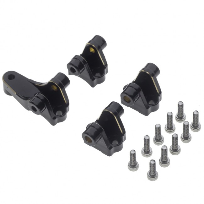 Brass Front / Rear Axle Mount Set For Suspension Links 8227 1/10 Rc Traxxas Trx-4 Crawler 82056-4 