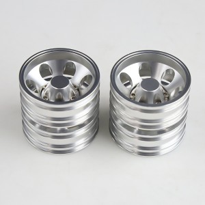 Aluminium Wheel Front / Rear Wheel Rim For 1/14 Rc Tamiya Tractor Truck