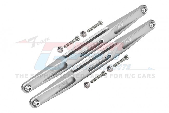 Gpm UDR014N Aluminum 7075-t6 Rear Trailing Arm Lower Links 8544 Traxxas 1/7 Unlimited Desert Racer Pro-scale 4x4 85076-4 Silver