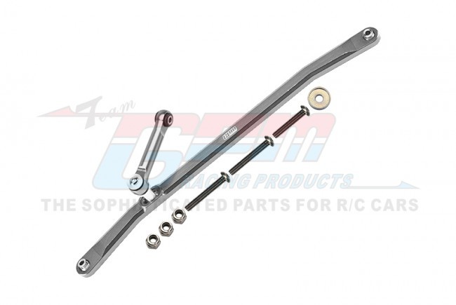 Gpm LMT161N Aluminum 6061-t6 Front Steering Tie Rods Los241030 Losi Rc 1/8 Lmt 4wd Solid Axle Monster Silver