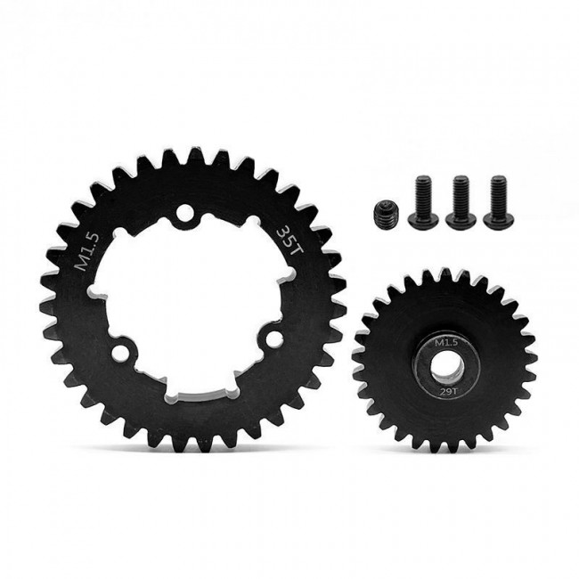 Steel Spur Gear - 35t M1.5 W/ Pinion Gear 1/5 Traxxas Xrt / X-maxx 6s 8s Monster 35t W/ 29t