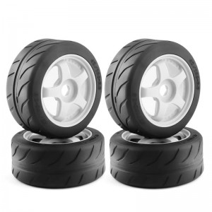 Rubber Tyre & Wheel Set 43mm For 1/7 1/8 Arrma Rc Infraction Limitless 6s Blx