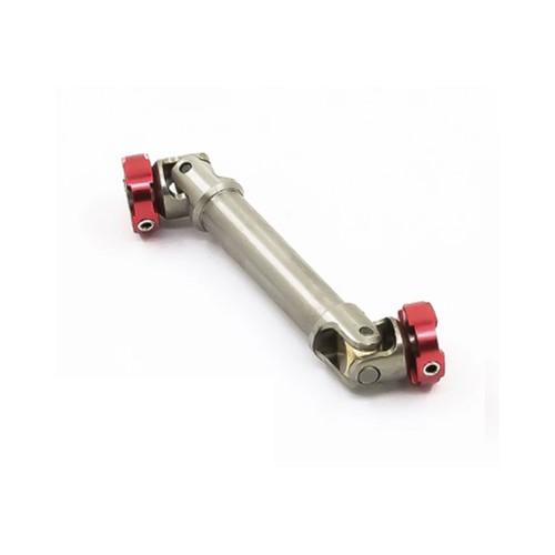 Universal Stainless Steel Flange Head Transmission Shaft Cvd 1/14 Tamiya Rc Tractor Traxxas Trx-4 Axial Scx10 63-73mm