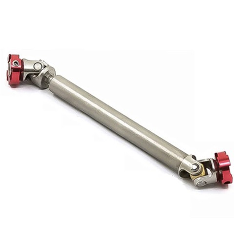 Universal Stainless Steel Flange Head Transmission Shaft Cvd 1/14 Tamiya Rc Tractor Traxxas Trx-4 Axial Scx10 110-130mm