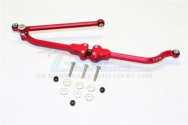Gpm MJ160N Aluminium Adjustable Steering Link Axial Smt10 Red