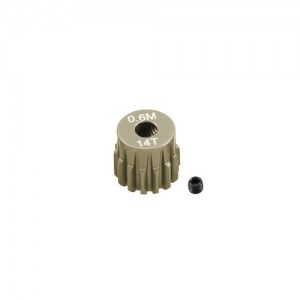 Steel 7075 Hard Coated M0.6 Pinion Gear Set 13 - 33t 3.175mm Holes 1/10 Tamiya Tt02 Xv02 Car