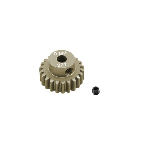 Steel 7075 Hard Coated M0.6 Pinion Gear Set 13 - 33t 3.175mm Holes 1/10 Tamiya Tt02 Xv02 Car 22t