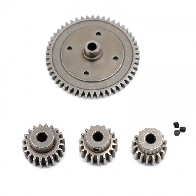 Metal Spur Gear 50t W/ Pinion Gear 16t / 18t / 20t For Arrma Mojave Infraction Kraton Typhone Outcast 6s Blx 