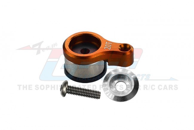 Gpm LM020TSHN Aluminum 6061-t6 20t Servo Horn W. Built-in Spring Los211012 Losi 1/18 2wd Mini-t 2.0 Stadium Truck-los01015 Orange