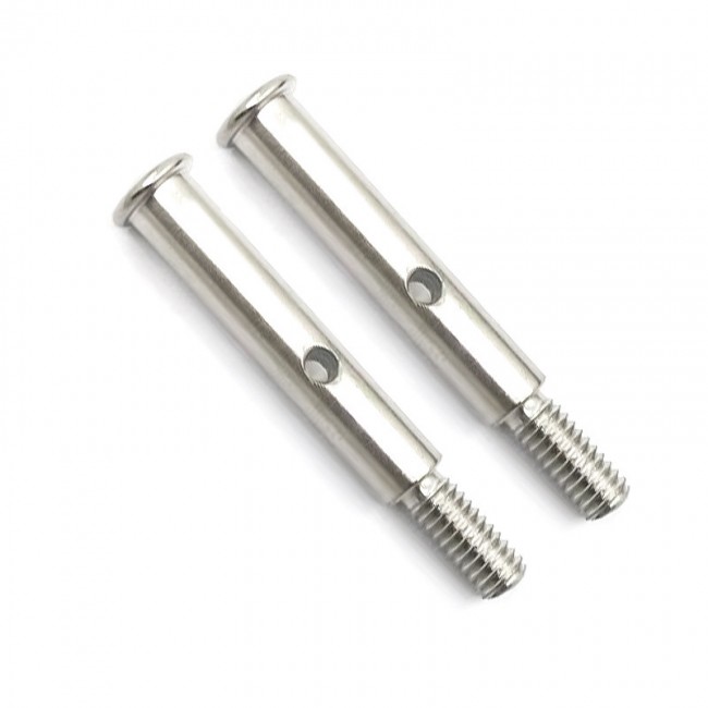 Stainless Steel Front Axles 3637 For Traxxas Bigfoot / Ford F-150 / Rustler Vxl / Slash 2wd Vxl / Stampede Vxl 