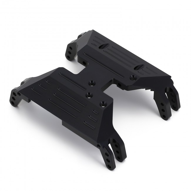 Aluminum Transmission Base Gearbox Mount For Rc 1/10 Axial Racing Capra 1.9 Unlimited Trail Buggy Axi03004 Black